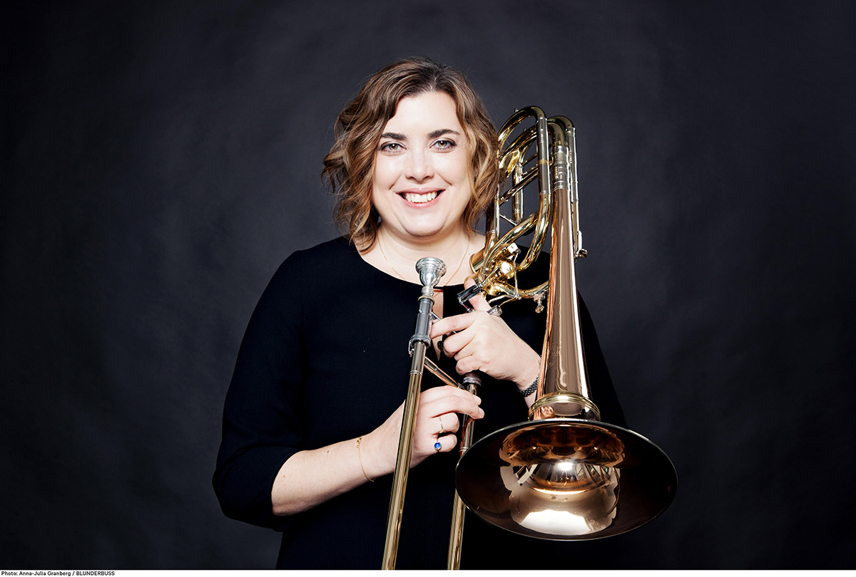 Korpsdirigent Clare Farr Korpsdirigent Clare Farr